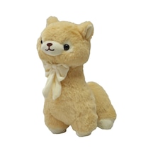 Sevimli Peluş Lama Oyuncak 35 Cm Uyku Arkadaşım Bej