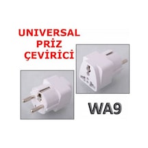 Amerikan İngiliz Türk Fiş Priz Dönüştürücü Topraklı 220 Volt Fiş