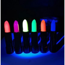 Mey İthalat Karanlıkta Parlayan Yanan Uv Neon Ruj Yüz Boyama 6 Adet 6 Renk - Özel Seri Meyxtsmr-d050-6