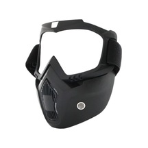 Prosev Motosiklet Kask Maskesi Ve Gözlüğü Mkm Gümüş