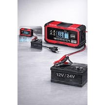 Tr Auhma Aoc22 Akü Şarj Ve Onarım Cihazı - 12v 15a-24v 8a Otomatik Seçim Dijital Ekran