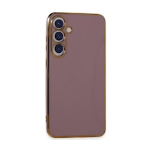Samsung Galaxy S24 Kılıf Volet Silikon - Mor