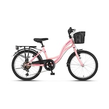 Ümit Alanya 20 Jant Atb V Fren 6 Vites Çocuk Bisikleti Light Pink Çok Renkli