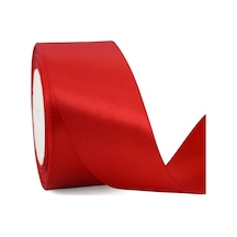 Saten Kurdele Kırmızı 3 Cm 10 Metre - 691735383 Diğer