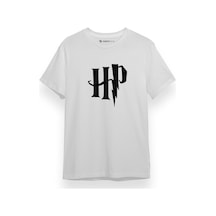 Hp Logo Beyaz Kısa Kol Erkek Tshirt 001