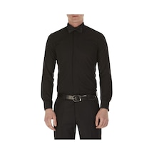 Efor Slim Fit Duble Manşet Ata Yaka Siyah Damatlık Smokin Gömlek Gk 148 Siyah