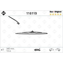 Silecek - 856 - Süpürgesi Arka Golf3-golf4 - Edntrend - 340 Mm