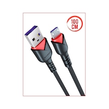 Lexroo C91 2.0 Mah Micro 1 Mt Gül Desenli Kablo Araç Şarjı, Standart