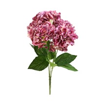 Yapay Ortanca Demeti Islak Dokulu Koyu Pembe 43 Cm Koyu - pembe