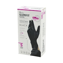 Reflex Slimfit Glove Kod-033 Muayene Eldiven 100'lu Siyah Pudrasız