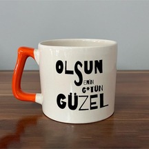 Olsun Senin G Tün Güzel Baskılı Kırmızı Kulplu D Kupa