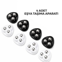 4pcs Tek Bilya Tekerlekli Poşetli Mobilya Eşya Taşıma Aparatı 360 5517 Renkli