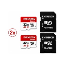 32gb 2'li Paket Hafıza Kartı Mini Kamera Ev Araç Güvelik Kamerası Uyumlu Telefon Micro Sd Class10