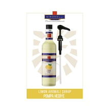 Simoenlli Kahve Şurubu Limon Aromalı 700 ML + Pompa Simonelli