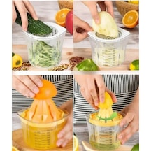 Çok İşlevli/ Pratik 4'ü 1 Arada Narenciye Limon Sıkacağı, Rendeli - Ölçekli Narenciye Limon Sıkacağı Diğer