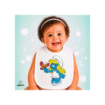 Şirine Keten Bebek Mama Önlüğü Yumuşak - Emici - Yıkanabilir - Özel Tasarım P186 Çok Renkli