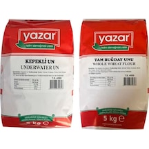 Yazar Taş Değirmende Öğütülmüş Kepekli Un + Tam Buğday Unu 2 x 5 KG