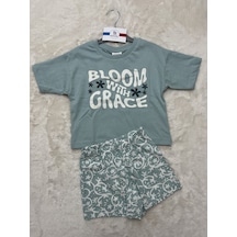 Rolypoly Blomm With Crace Şortlu İkili Kız Takım Yeşil