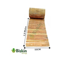 Natural 50cm X 250cm Bambu Kamış Hasır Çit Dekoratif Bahçe Balkon Ve Duvar Çiti Reed Fence