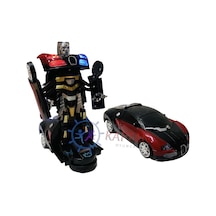 Transformers Robota Dönüşen Pilli Bugatti Oyuncak Araba