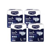 Canped Belbantlı Yetişkin Hasta Bezi Büyük Boy 56 Adet L