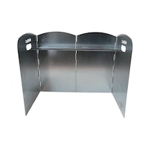 Portatif Ocak Rüzgarlığı Gri