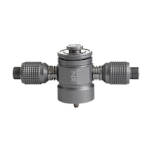 Suntek 3 Çıkışlı Kamp Izgara Adaptörü Sırt Çantasıyla Gri