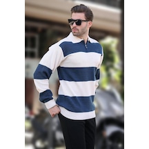 Bej Fermuar Yaka Renk Bloklu Uzun Kollu Kazak 7280 Bej Bej Fermuar Yaka Renk Bloklu Uzun Kollu Kazak 7280 Bej