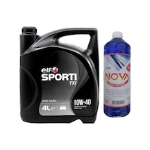 Elf Sporti Txi 10W-40 Acea A3/B4 Sentetik Motor Yağı 4 L + Cam Suyu 1 L
