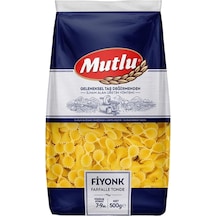 Mutlu Fiyonk Makarna 500 Gr X 20 Adet - Soslarla Uyumlu, Pratik Ve Lezzetli