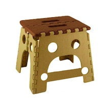 Taşınabilir Katlanır Portatif 2 No Kamp Sandalyesi Tabure 35,5cm X 34cm Al3887 Krem