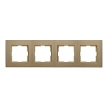 Viko 92190624 Novella Bronz 4 Lü Çerçeve