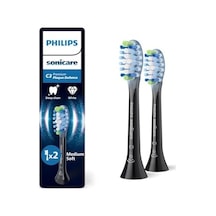 Sonicare Premium Plaque Defence Yedek Başlık, 10 Kat Daha Fazla Plak Temizliği, Yumuşak Fırça Başlığı, 2 Li Paket, Siyah, Hx9042/88 -