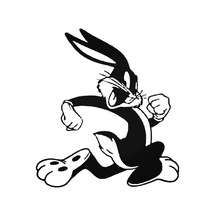 Bugs Bunny Tasarım Oto Sticker 20 Cm