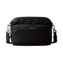 Calvin Klein Emblem Aop Deboss Ca, Ub1 Siyah Erkek Çapraz Çanta