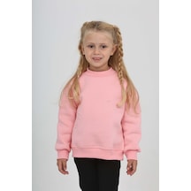 Toontoy Kız Çocuk Eva Fiyonk Nakışlı Sweatshırt Koyu Mavi