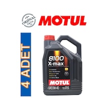 Motul 8100 X-Max 0W-40 Motor Yağı 4 x 5 L
