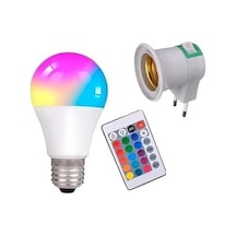 Prize Tak Çalıştır Kumandalı, 16 Farklı Işık Renkli, Çakar Modlu Akıllı Led Ampul Kaliteli Rgb Ampul