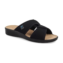 Terlik Kadın 83 G93 Fe Fly Flot Cloth Woman Slıpper Black Siyah