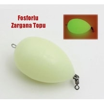 Raba 60gr. Fosforlu Glow Bulrag Ağır Şamandıra, Fırdöndülü Zargana Topu
