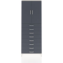 Arges Dolap 3 Raflı 8 Çekmeceli 2 Kapaklı 88x30x243 Aytaşı-an... Aytaşı