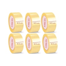 Mcled 6 Adet Kopmayan Koli Bandı 45mmx100 Mt Güçlü Koli Bandı Akrilik Koli Bandı Güçlü Koli Bandı Sobapark 6