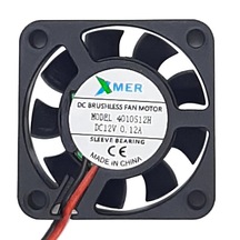 Xmer 40X40X10Mm 12V 0.12A 2 Kablolu Fan
