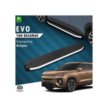 S-dizayn Ssangyong Actyon Evo Aluminyum Yan Basamak 183 Cm 2024 Üzeri A+ Kalite