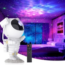 Yıldızlı Gökyüzü Gece Lambası, Projektör, Astronot Projektör Lamba, Odayı Dekore Etmek, Gece Lambası Ambiyansı, Çocuklar Ve Yetişkinler İçin Ev Partisi Hediyesi Enerji Sınıfı G 10 Parça Siyah