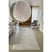 Lüle Halı Delüx Kaymaz Taban Halı Yolluk Gri Renk, Dlx7053 Vizon