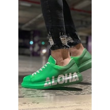 Pabucmarketi Erkek Spor Ayakkabı Yeşil Koyu Yeşil 001