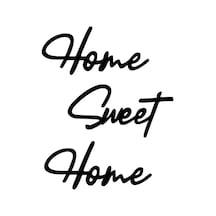 Home Sweet Home Sticker Duvar Dekor Sticker 40 X 48 Cm