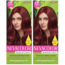 Neva Color Natural Color Saç Boyası 6.66 Büyüleyici Kızıl 2'li Set