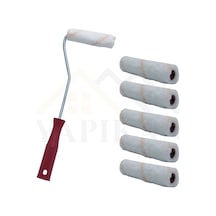 Yapıkanyapımarket Parmak Rulo Kalorifer Rulosu + 5 Adet Parmak Rulo Yedeği Yedek Yapıkan Set-008
